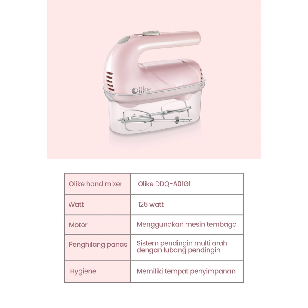 Olike Hand Mixer DDQ-A01G1