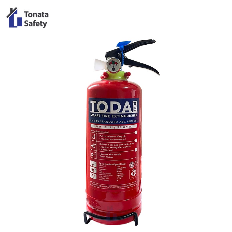 APAR 1 kg / Pemadam Api 1kg / Set Komplit TODA by TONATA Fire Extinguisher
