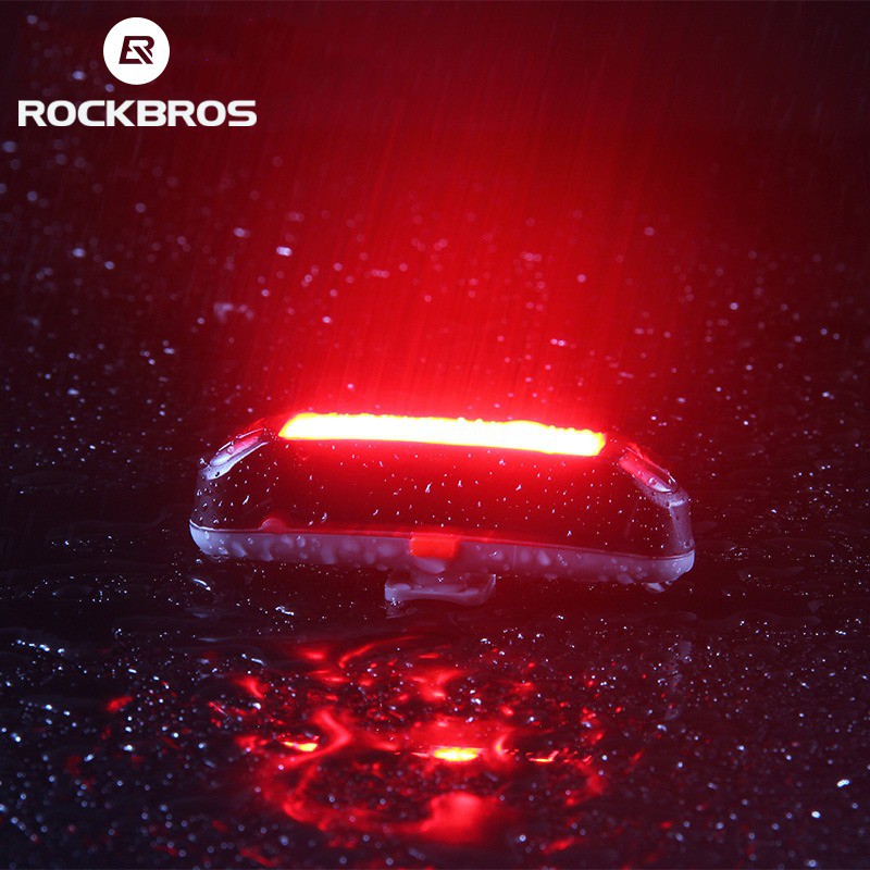 Lampu Sepeda Rockbros LED Model A54 Untuk Sadel Seatpost Rear Original