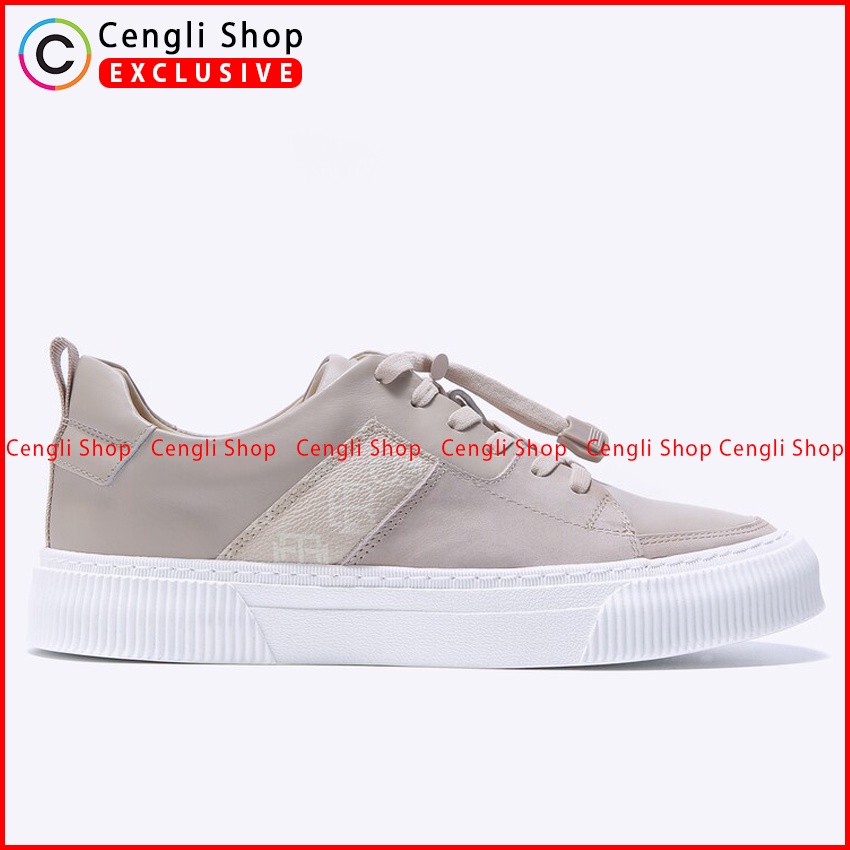 SEPATU SNEAKER EVERBEST PRIA ORIGINAL CASUAL KETS KULIT COKLAT EM89