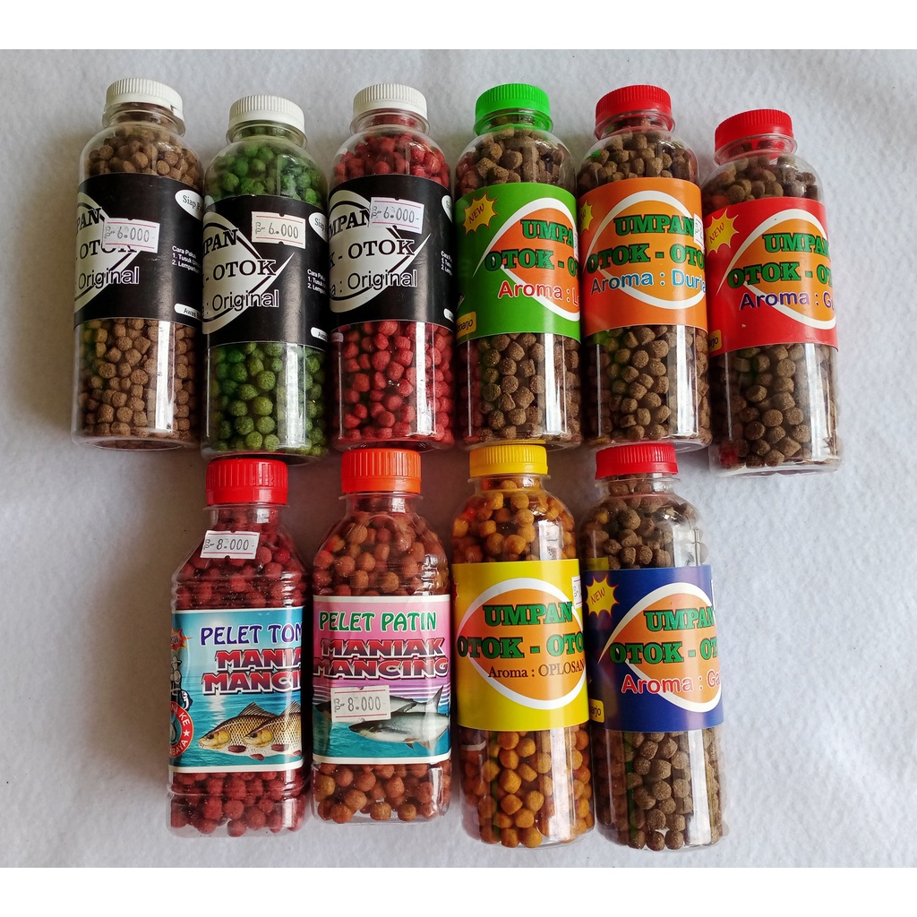 PELET BUTIRAN (OTOK-OTOK) / UMPAN PANCING BERBAGAI AROMA