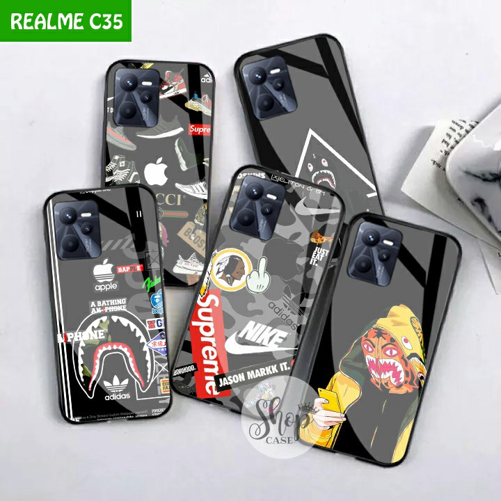 Softcase Glass Realme C35 - Case Realme C35 - case Realme C35 - kesing Realme C35 - softcase Realme 