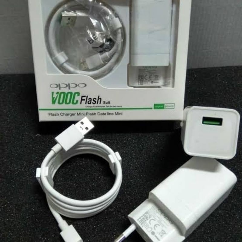 Charger Oppo 4A 5V VOOC Ak977 Flash Charger Fast Charging ORIGINAL 100%