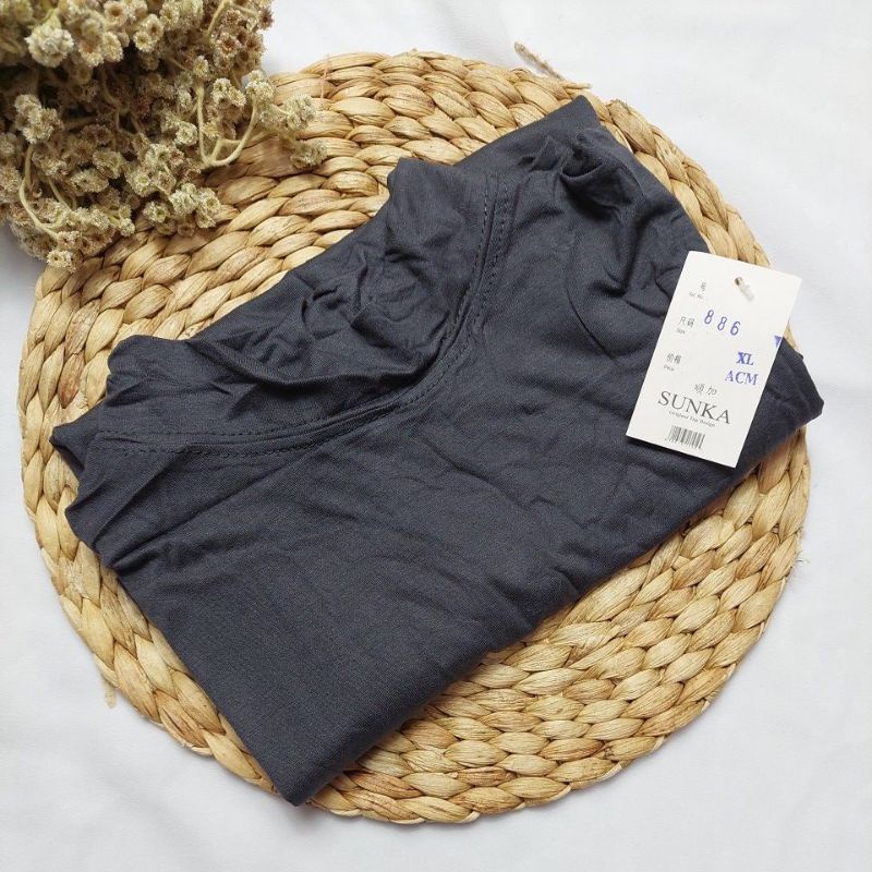 MANSET ATASAN TANGAN BUNTUNG (by sunka)-Dark grey