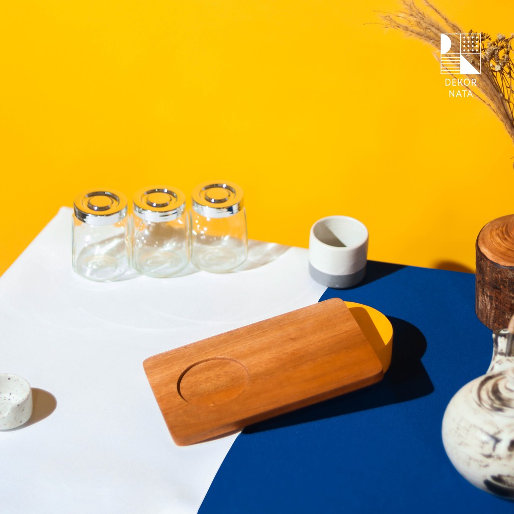 

Dekornata Celine Coffee Tray / Nampan Kopi Kayu