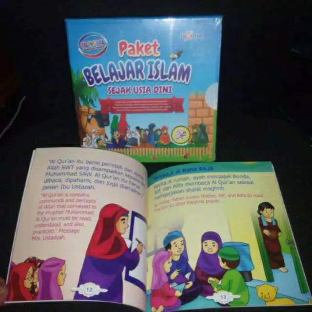 Paket Belajar Islam Sejak Usia Dini (Bilingual Indonesia-Inggris)