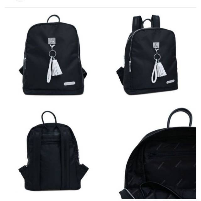 Tas ransel wanita, ready stok hitam ayo sis buat sekolah & kerja, idr rp. 500.000 ori Elizabeth.