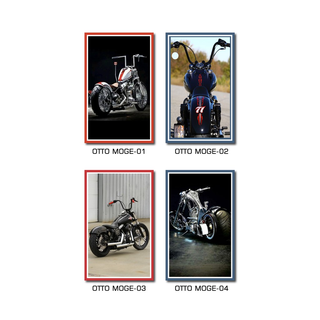 Hiasan Pajangan Dinding Wall Decor Poster Kayu Otto Moge Motor Besar Dekorasi Rumah Kamar Cowok Cafe