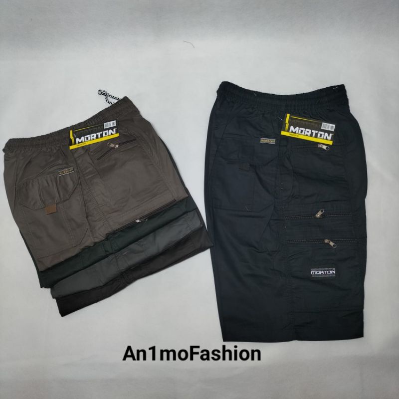 Celana Santai 3/4 (55cm) Morton Polos / Celana Ponggol / Celana Pendek