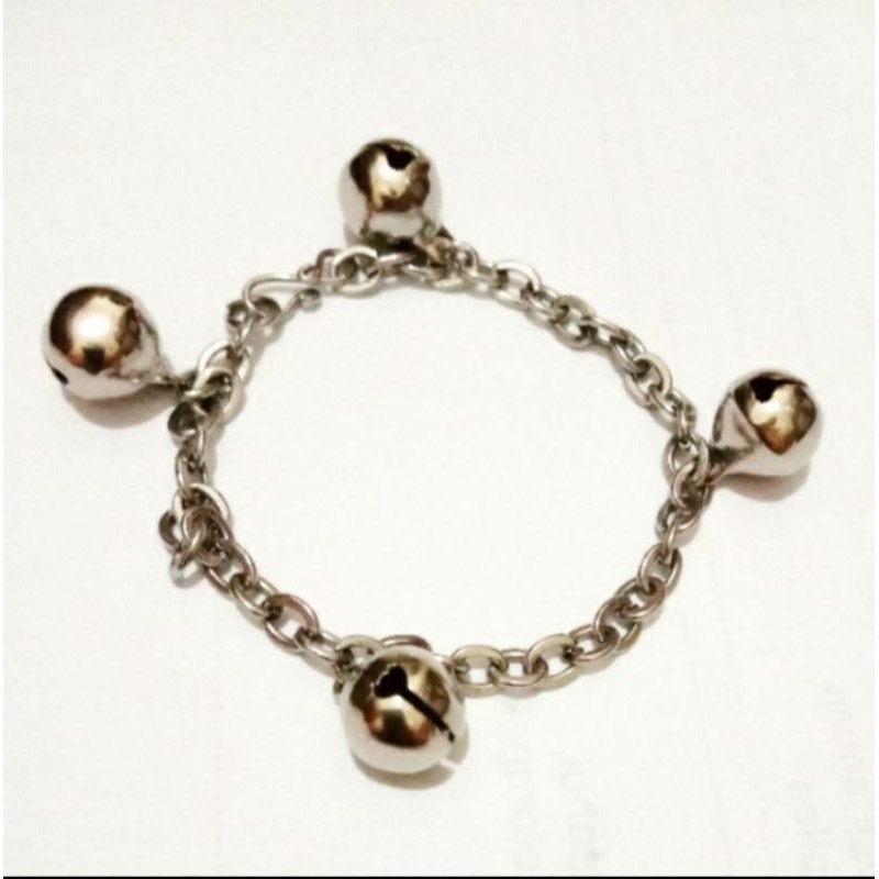 gelang kaki baby/bayi krincing baja