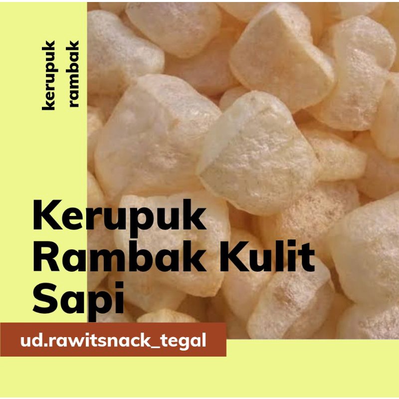 

KERUPUK RAMBAK KULIT SAPI [100 GR]