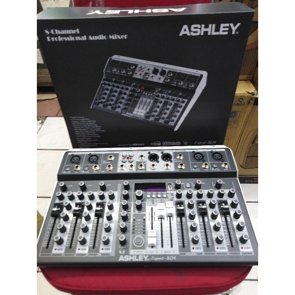 Ashley Expert 804 Audio Mixer 8Chanel Professional Bluetooth