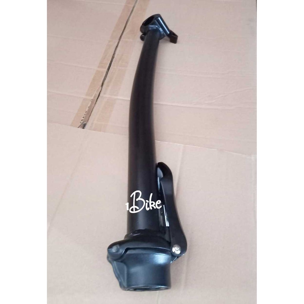 Handlepost MXL Lengkung 400MM Alloy - Hitam
