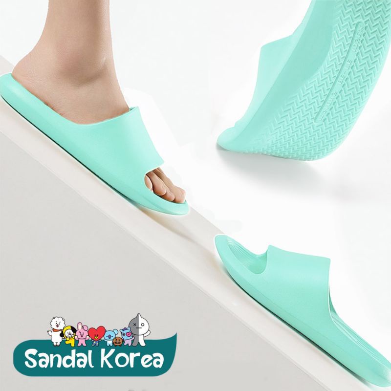 Sandal Wanita Slip On Korea/Sendal Wanita peylon Sendal Rumah