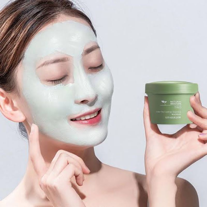 TWG GREEN TEA CLAY MASK | PORE CLEAN CLAY MASK | GREEN TEA COOLING MUD MASK