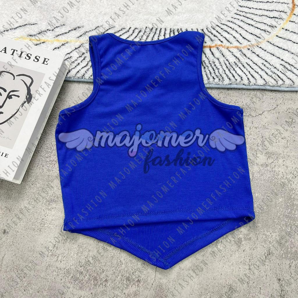 Majomer | Playgirls Crop Tank - Atasan Tanktop Wanita Bordir