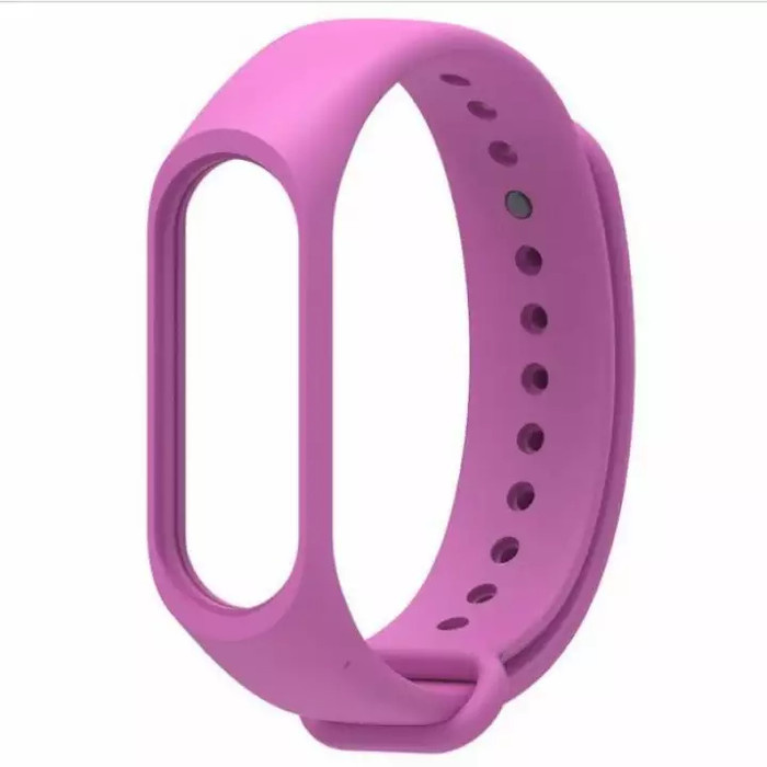 Strap Smartwatch Xiomi MiBand 3 Mi Band 4 Strap Smart Watch M3 Plus Or - Ungu