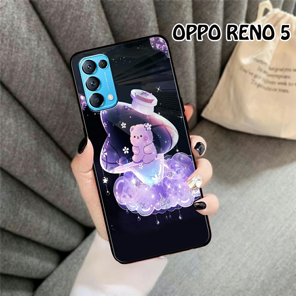 Case Oppo Reno 5 Softcase Glass Oppo Reno 5 (H849)Casing Handphone Oppo Reno 5