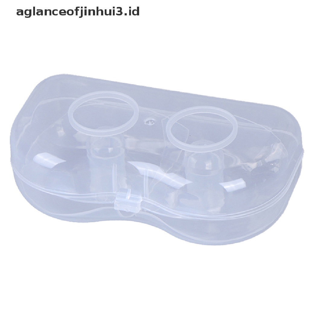 2pcs / lot Pelindung Puting Bahan Silikon Untuk Menyusui