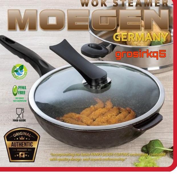 Wok Pan MOEGEN  WITH STEAMER 30cm 