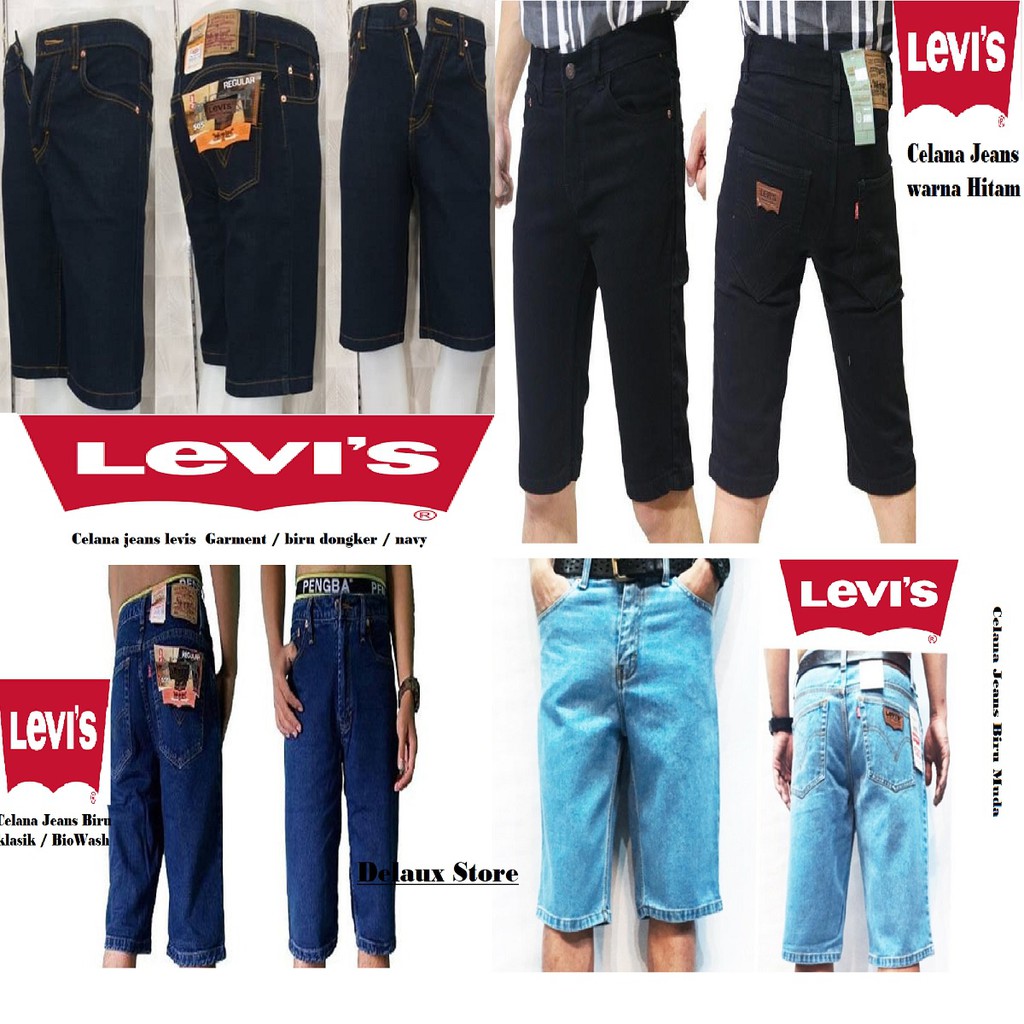 Jeans Pendek Big Size / Jumbo Varian  Warna Ukuran Size 39-44 Premium Bandung Delaux Store