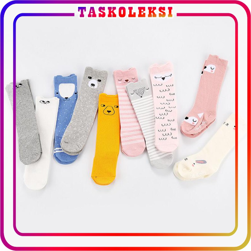 ☛TK☚ R150 KAOS KAKI KOREA BAYI LUCU PANJANG PREMIUM ANTI SLIP KIDS SOCK BABY KAOSKAKI CUTE SELIP KBP