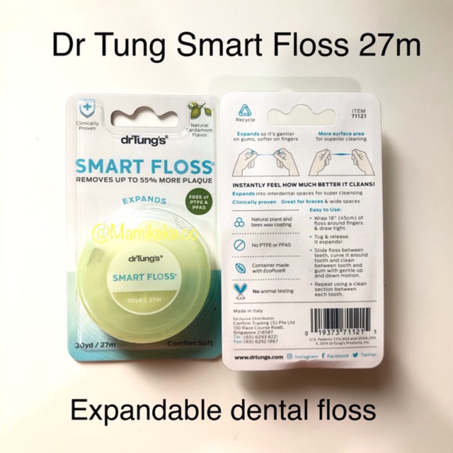 Jual Dr Tung Smart Dental Floss 27m expandable Shopee Indonesia