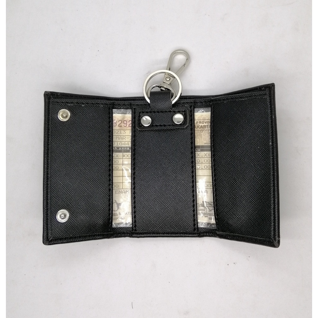 Dompet STNK mobil dan motor, Bahan Synthetic Leather Motif Saffiano