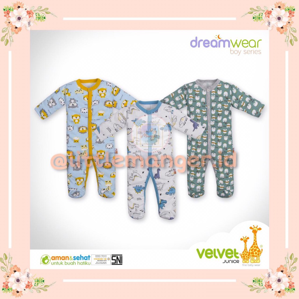 VELVET JUNIOR - BRAVE (Boy) Series - Dreamwear Sleepsuit