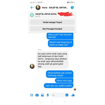 Salep BL Ampuh ASLI Original 100% | Obat Gatal | Salep Kulit Gatal | Obat Eksim Exim