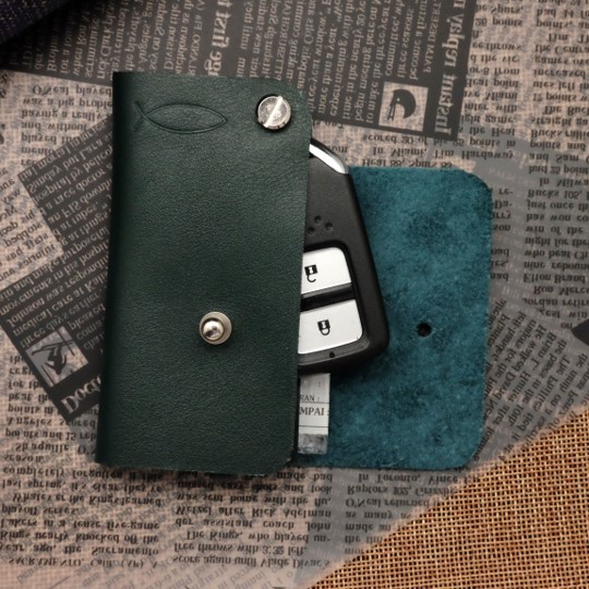 DOMPET KULIT KARTU KUNCI STNK Pine Key Wallet