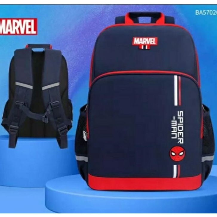 Tas Ransel Anak Laki laki Waterproof motif Marvel tas sekolah Anak TK SD SMP Ransel Import ransel tahan air kado ultah anak cowo