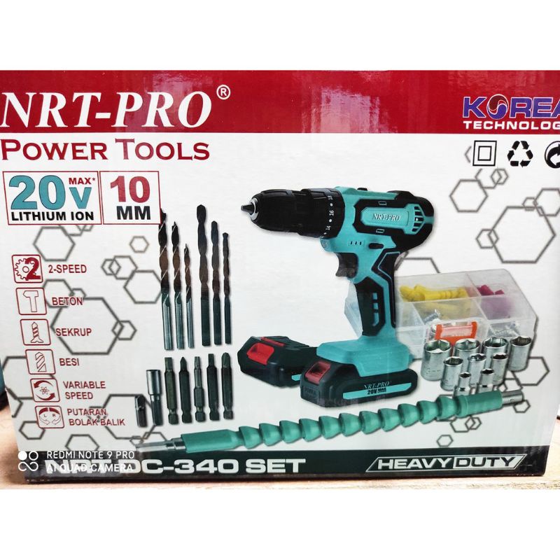 bor tangan 3 mode 2 speed tembok drill simpel praktis pakai carger ces baterai cas jadi bisa digunak