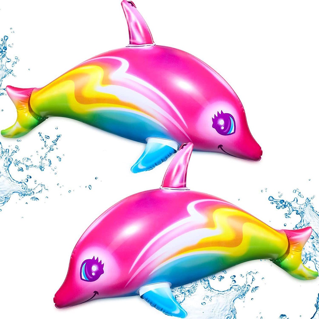 Top 33inch Dolphin Rainbow Baru Kolam Renang Pantai Dekorasi Pesta Ulang Tahun Anak Poolside Decor