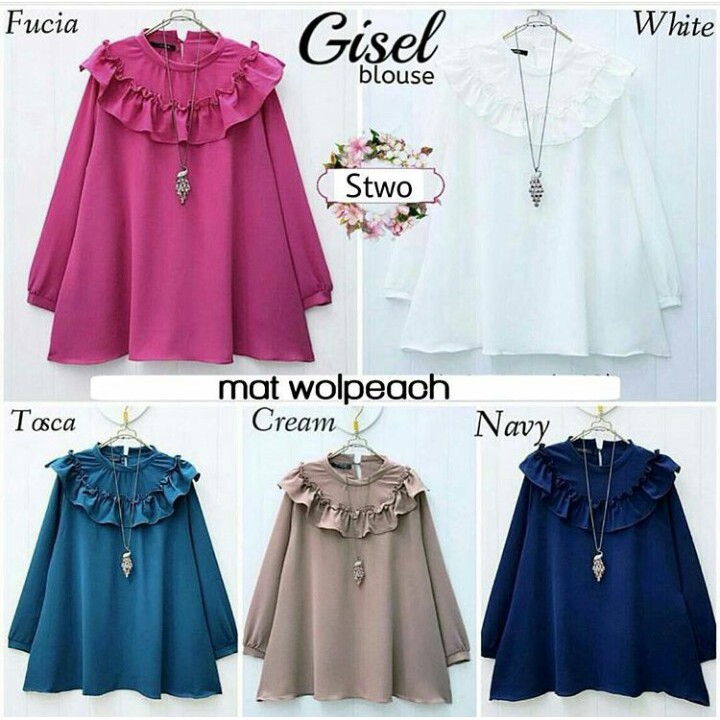 Baju Murah Wanita Pakaian Muslim Atasan Blouse Terbaru Baju Murah Wanita Pakaian Muslim Atasan Blouse Terbaru