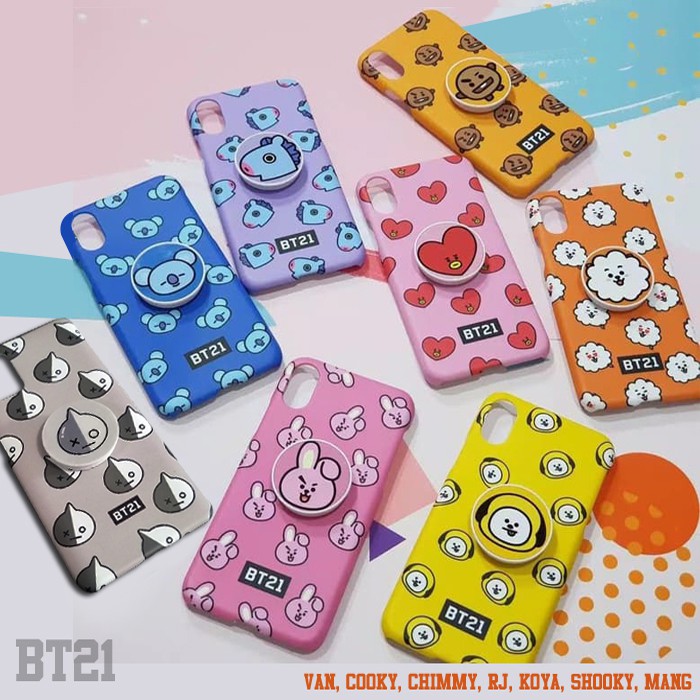 Casing HP BT21 Popsocket Casing Kpop Premium Quality