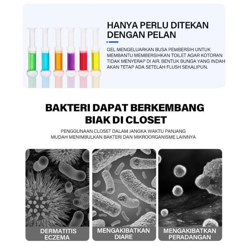 Toilet Gel Clener Pewangi Closet Anti Bau Aromatic Pembersih