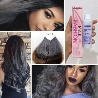 KODE 36 Loreal MajiFashion Blue Coal 12 11 Ash Blonde Grey 