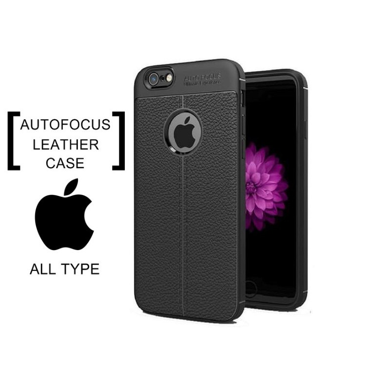 Autofocus Iphone 12 pro max 13 mini 11 X 7 Plus 7+ 8+ 7g 6g 6s 7s XS XR Pro se 2020 Max Leather Soft Case Auto Focus kulit