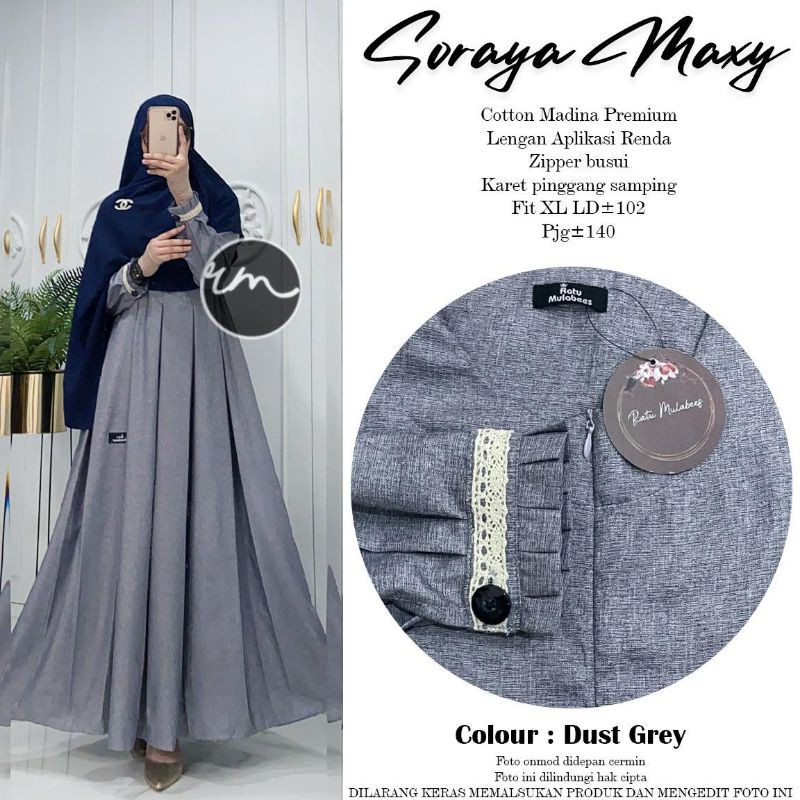 Dress Muslim Soraya Maxy by Ratu Mulabees