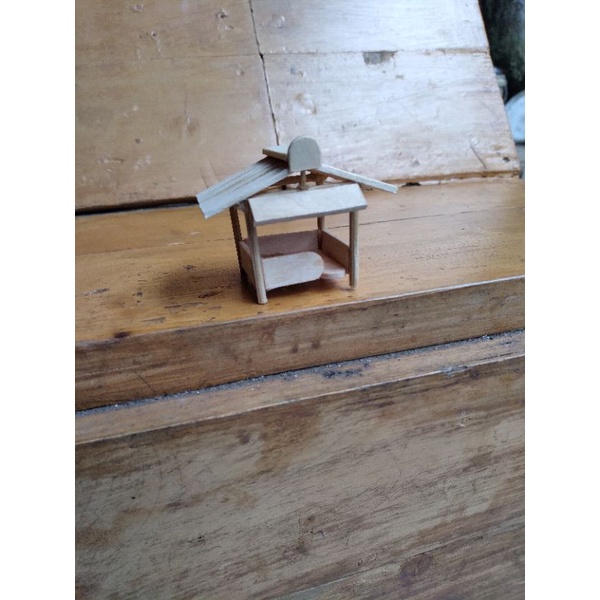 rumah - rumahan minimalis kecil gazebo aquascape hiasan aquascape