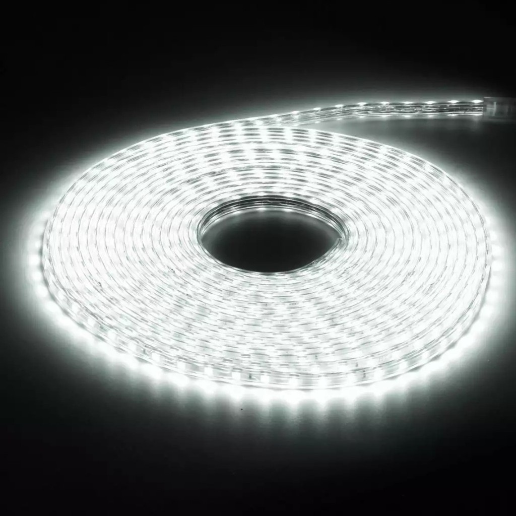 Lampu LED Strip / Lampu Selang 10 Meter SMD5050 220V + Konektor