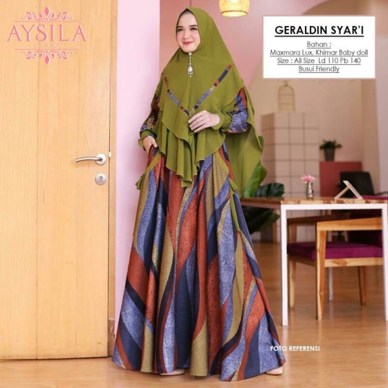 GERALDINE SYAR,I GAMIS SET ORIGINAL BY AYSILA