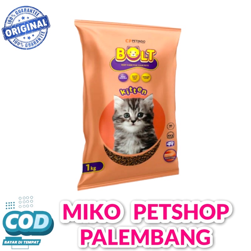 Makanan Kucing Bolt Kitten repack 1kg