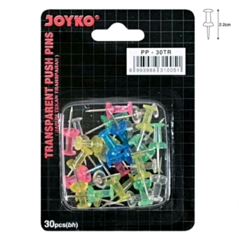 

Jarum Tekan Push Pin Paku Gabus Pin Joyko