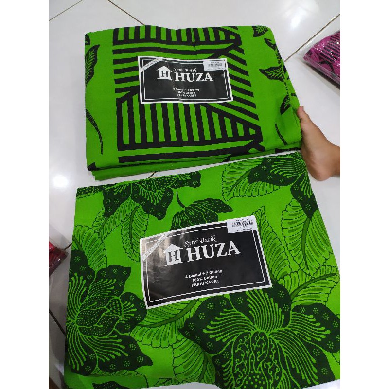 sprei batik huza hitam manis