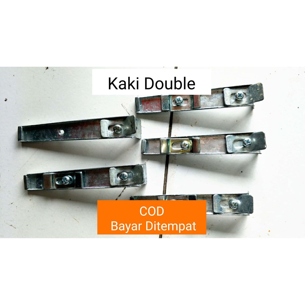 Kaki Single / Double Bracket / Ceiling Plafon rel Aluminium Gorden - Kaki Gorden Batang Kotak/ Balok