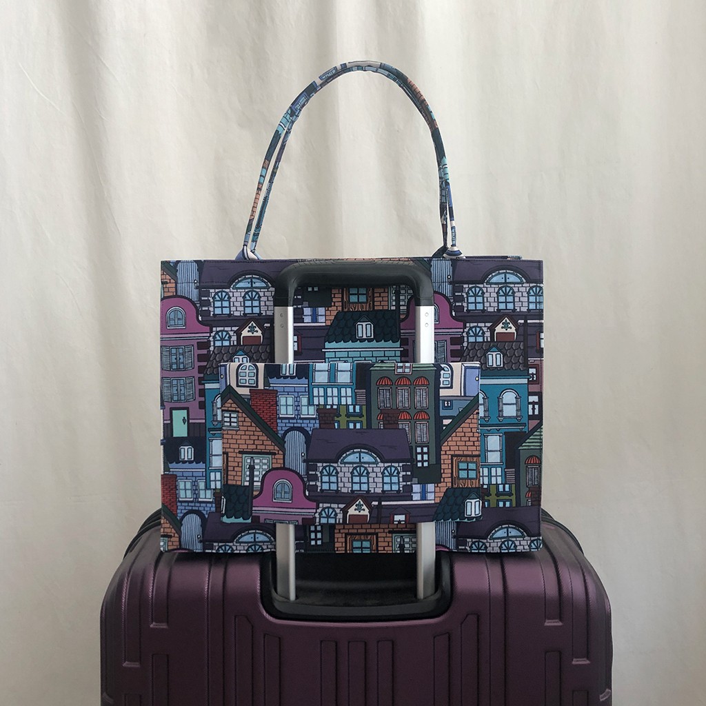 Toteyama - Tas Tote Traveller Medium - House