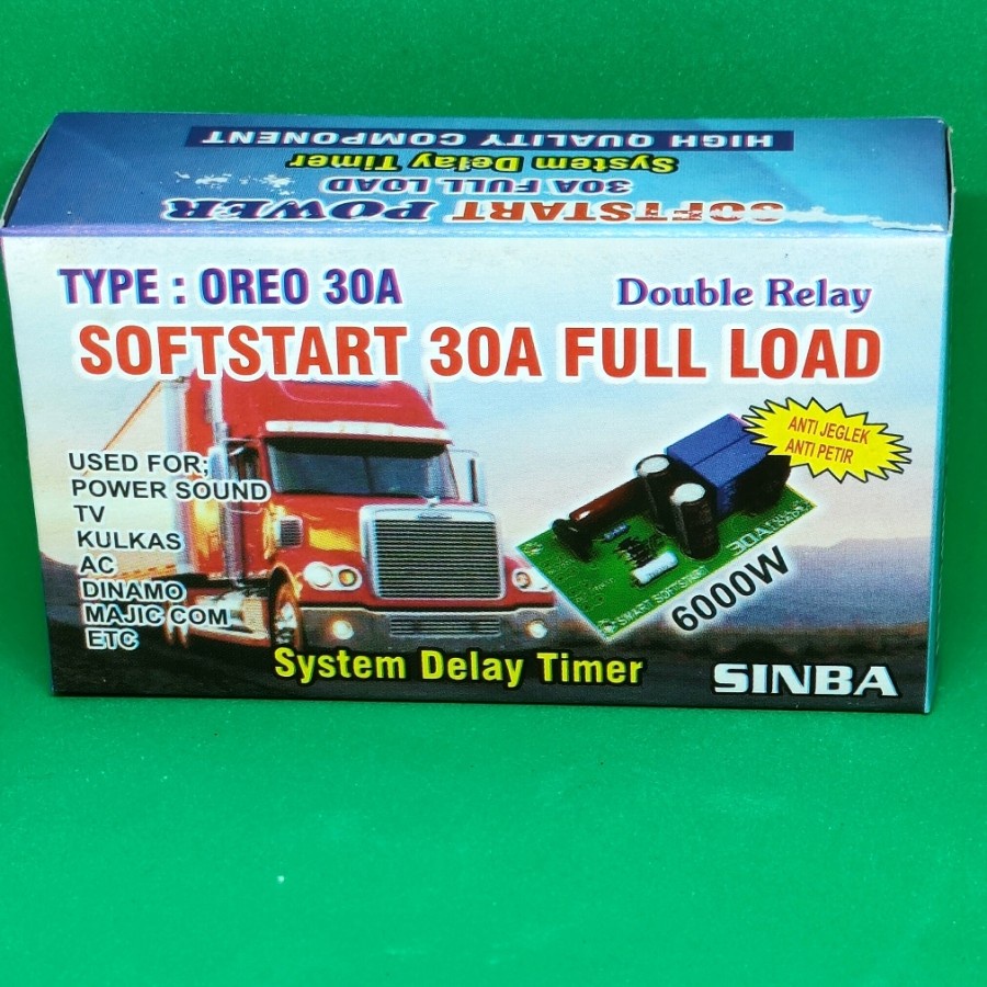 softstart anti jeglek 30a full load