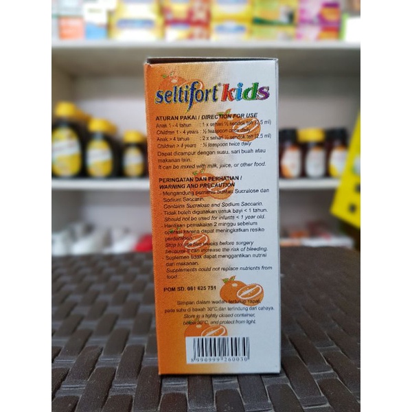 Seltifort Kids Sirup 60ML/Suplemen Makanan